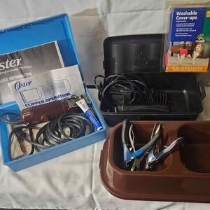 Dog Grooming Bundle: Clippers, Nail Clippers & New Diapers